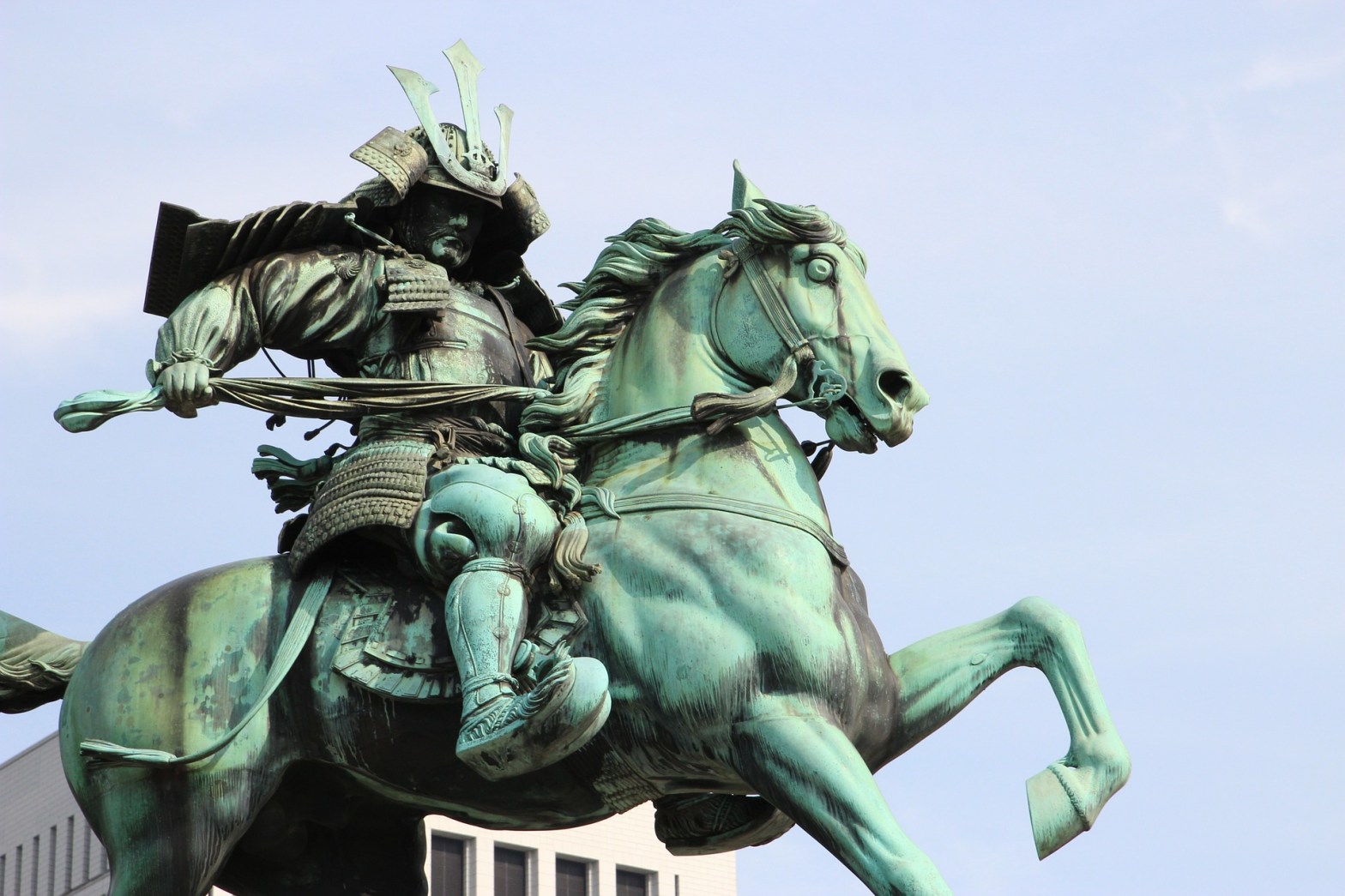 statue of a samurai