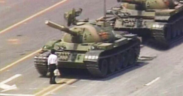 The "Tank Man"