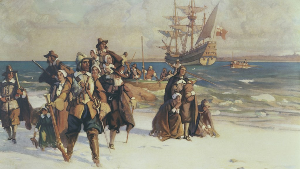 Mayflower landing