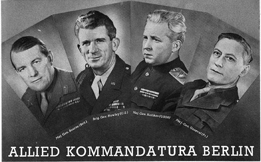 Four Occupation Commanders